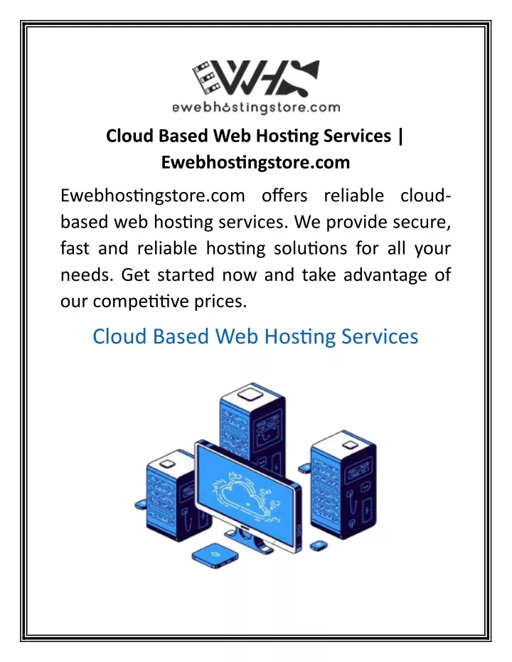 cloud based web hosting services ewebhostingstore