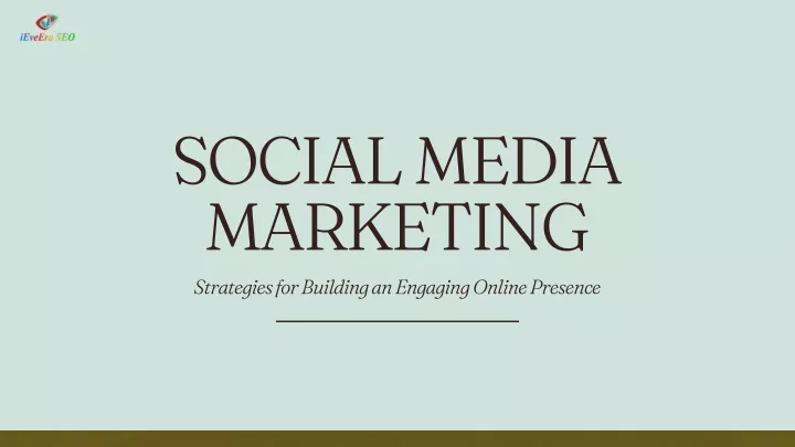 social media marketing strategies for building