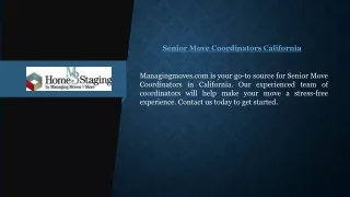 senior move coordinators california