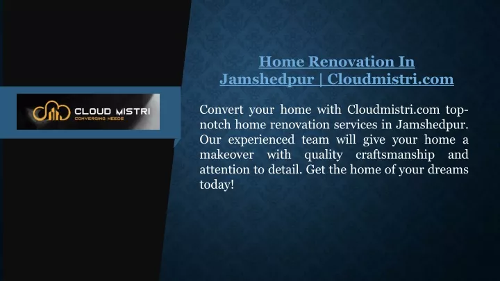 home renovation in jamshedpur cloudmistri com