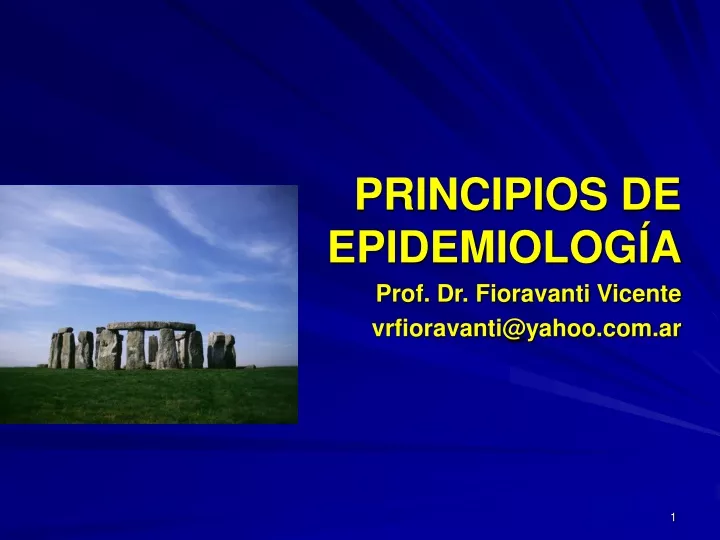 principios de epidemiolog a prof dr fioravanti