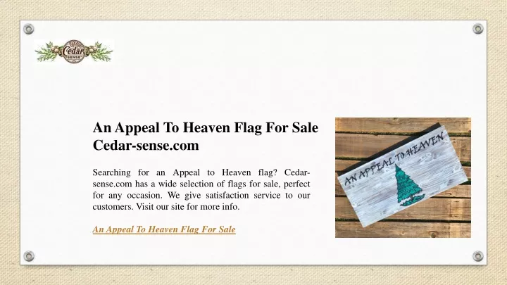 an appeal to heaven flag for sale cedar sense com