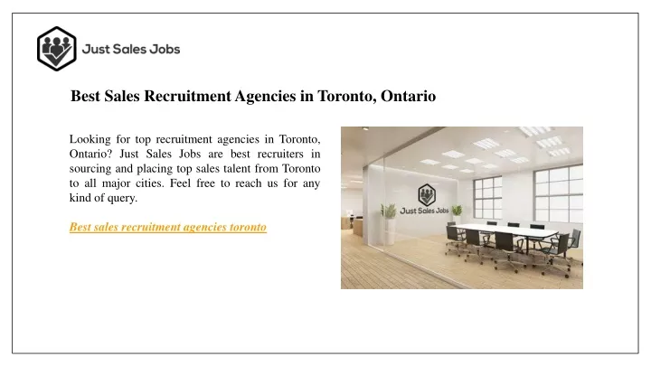 best sales recruitment agencies in toronto ontario