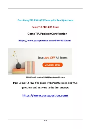 pass comptia pk0 005 exam with real questions