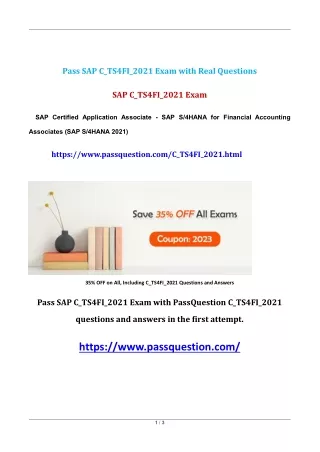 pass sap c ts4fi 2021 exam with real questions