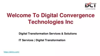 Digital Transformation Services & Solutions