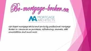 get expert mortgage advice and service