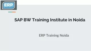 SAP BW Training Institute in Noida