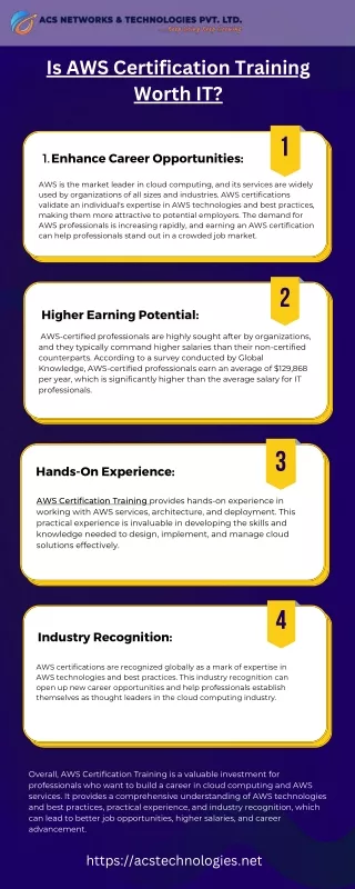 is aws certification training worth it