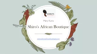 Shiro's African Boutique