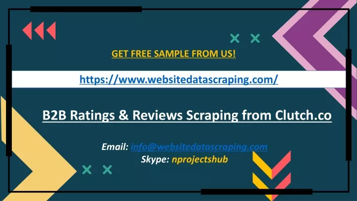 get free sample from us