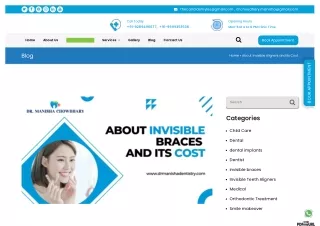 About Invisible Aligners and its Cost