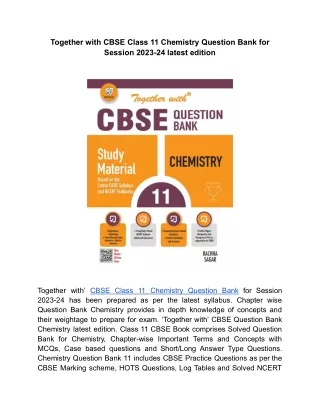 together with cbse class 11 chemistry question