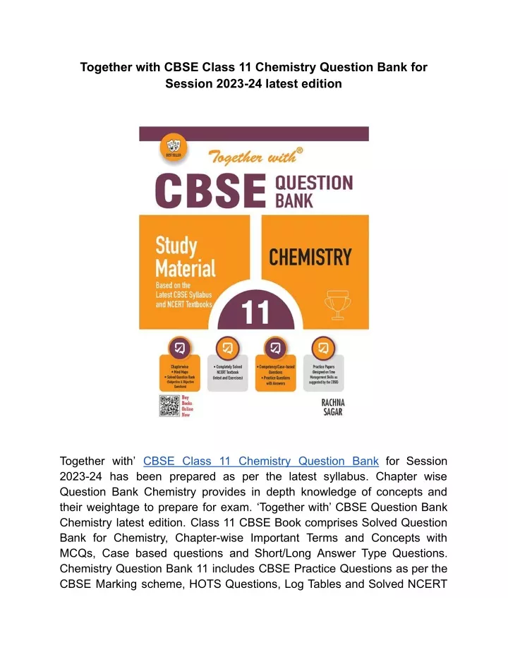 together with cbse class 11 chemistry question