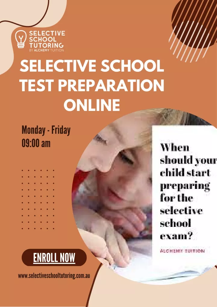 selective school test preparation online