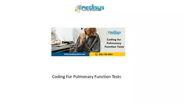 coding for pulmonary function tests