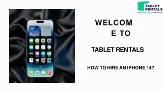 HOW TO HIRE AN IPHONE 14?