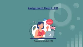 Assignment Help in UK