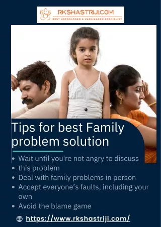 Family Problem Solution | Consult Today |  91 75083 64313