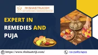 Expert in Remedies and Puja | Consult Today |  91 75083 64313