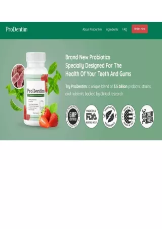Brand New Probiotics Specially Designed For The Health Of Your Teeth And Gums