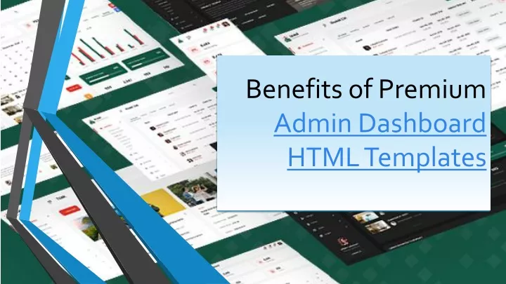 benefits of premium admin dashboard html templates