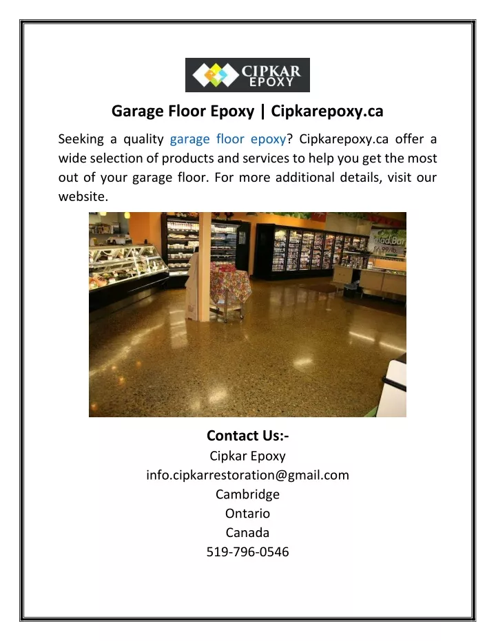 garage floor epoxy cipkarepoxy ca