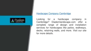 hardscape company cambridge looking