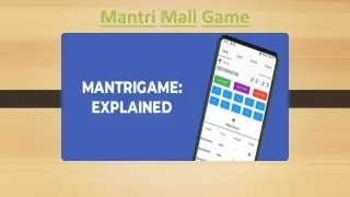 mantri mall game