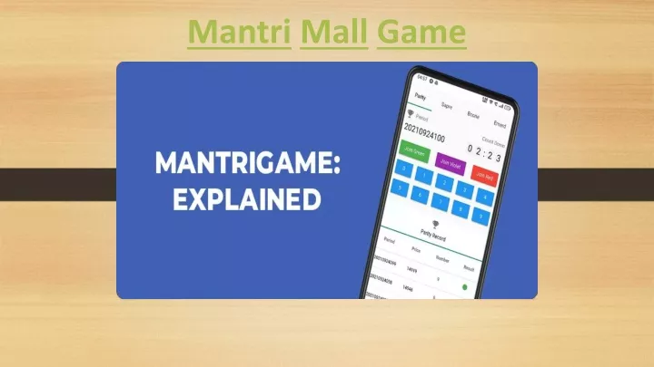 mantri mall game