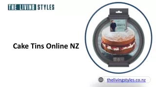 Cake Tins Online NZ - The Living Styles