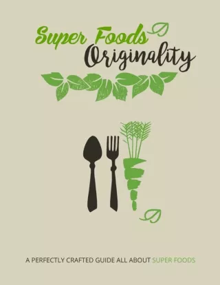 super foods originality
