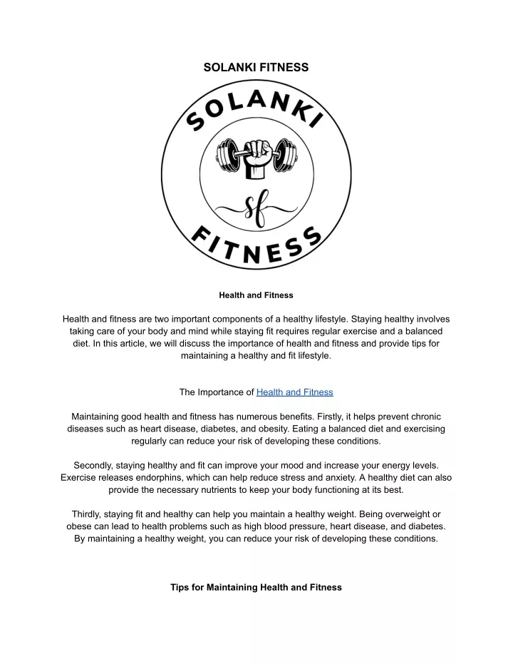 solanki fitness