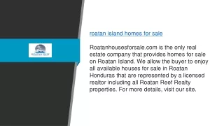 Roatan Island Homes for Sale Roatanhousesforsale.com