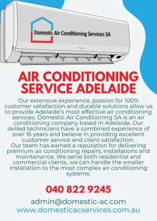 air conditioning service adelaide