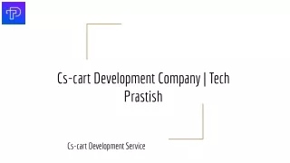 CS Cart Development Company  | Hire CS Cart Developers | Tech Prastish