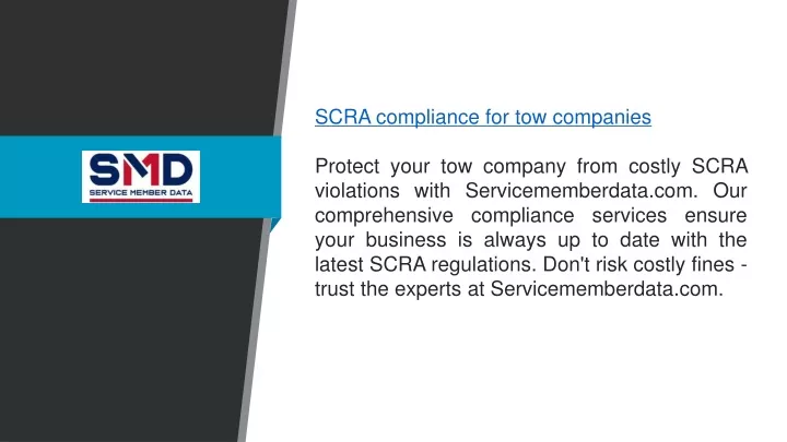 scra compliance for tow companies protect your