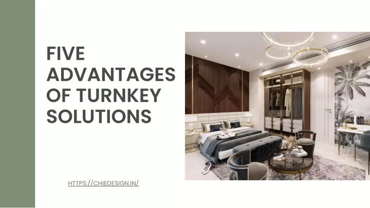 five advantages of turnkey solutions