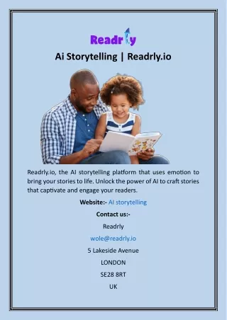 Ai Storytelling  Readrly.io