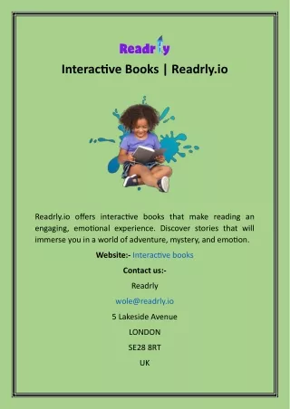 Interactive Books  Readrly.io