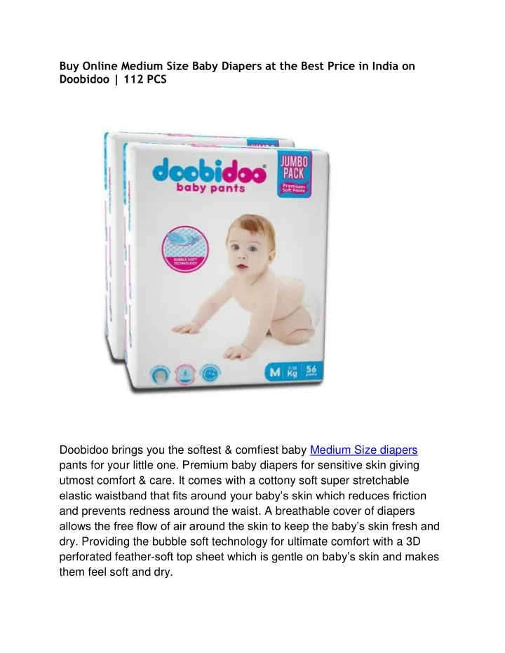 buy online medium size baby diapers at the best