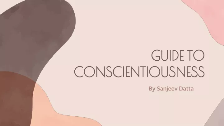 guide to conscientiousness