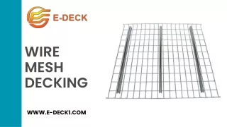 Wire Mesh Decking For Sale