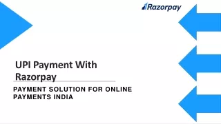 upi p ayment w ith razorpay