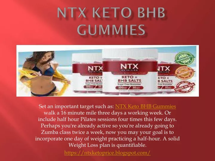 set an important target such as ntx keto
