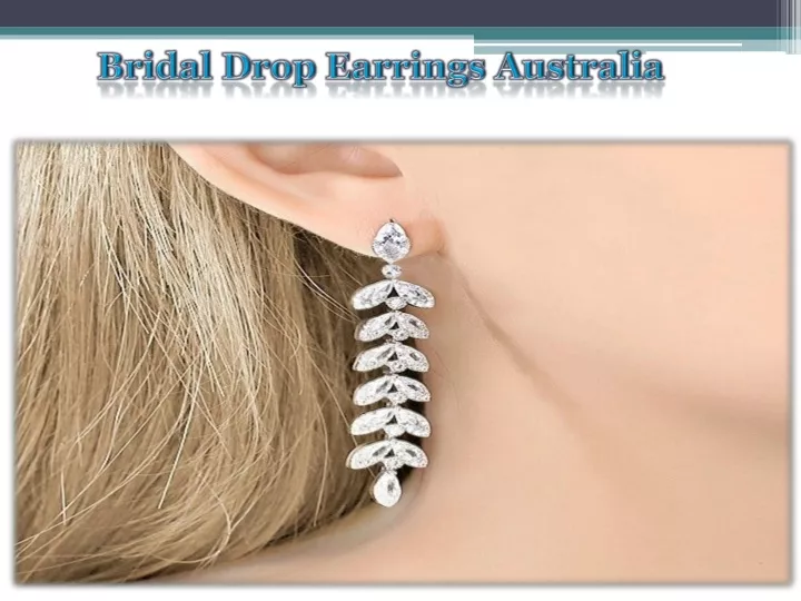 bridal drop earrings australia