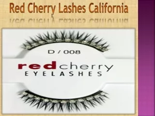 Red Cherry Lashes California