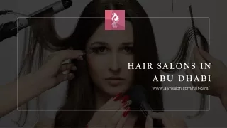 hair salons in abu dhabi pptx