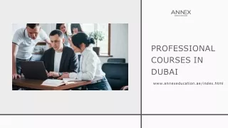 professional courses in dubai