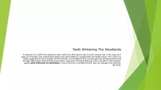 Teeth Whitening The Woodlands